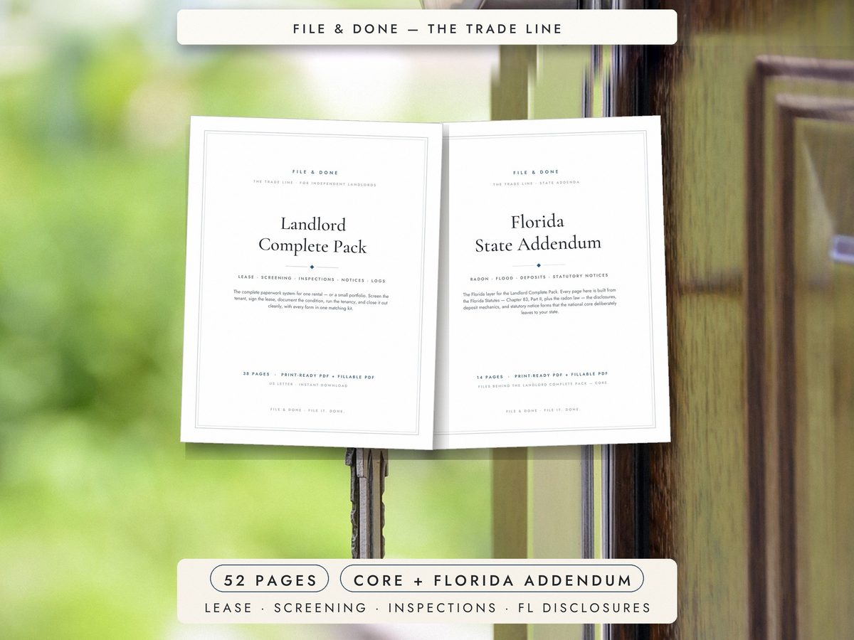 Florida Landlord Forms Bundle — cover