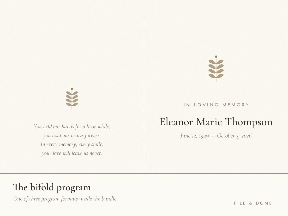 Complete Funeral & Memorial Bundle — image 3