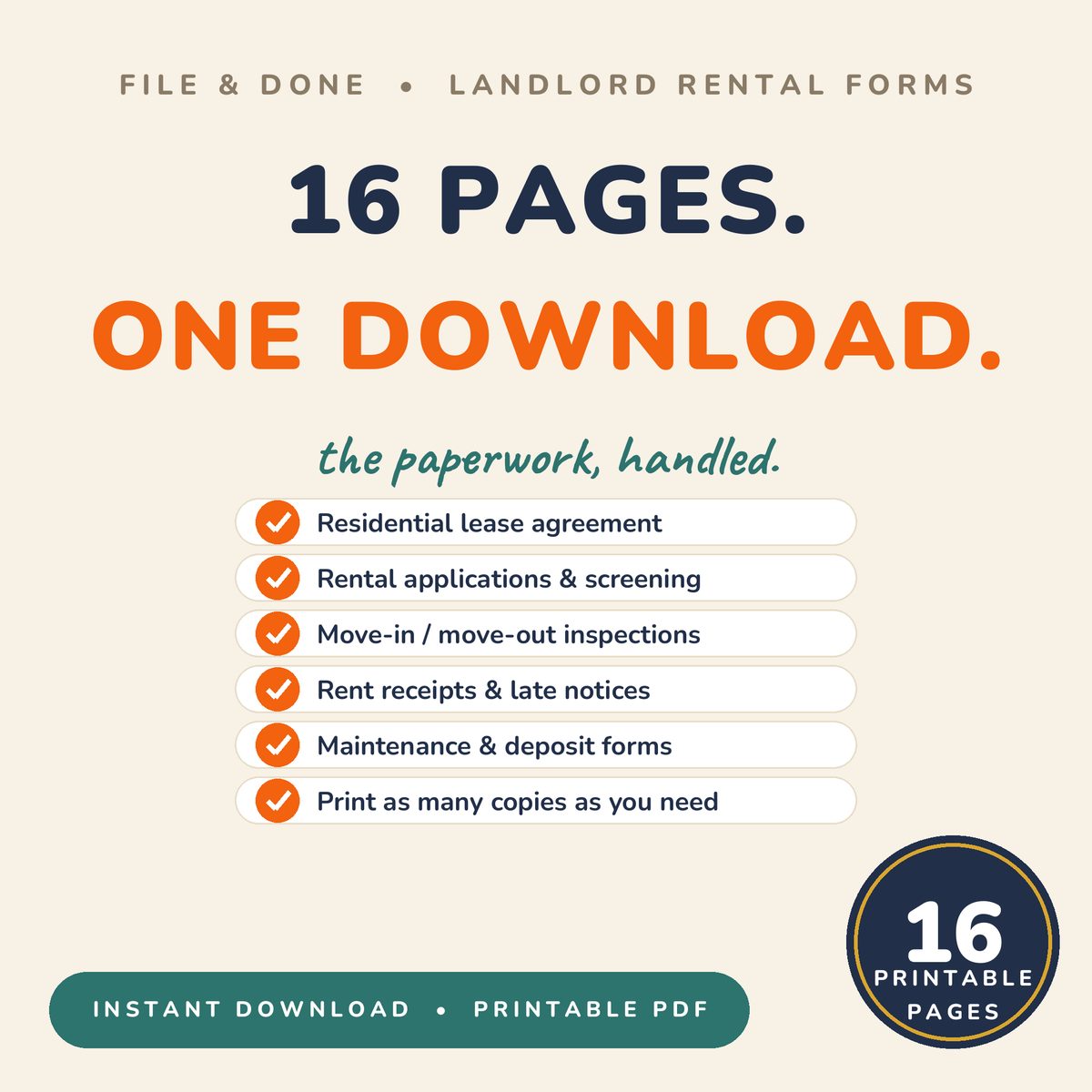 Landlord Rental Forms Pack — image 3